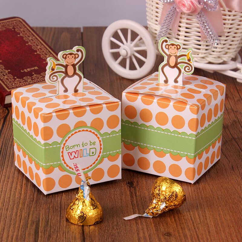 12 Stuks "Baby On Board! "Pop-Up Zeilboot Baby Candy Box Blue Birthday Party Baby Shower Decoraties Kids Favor Box: Olijf