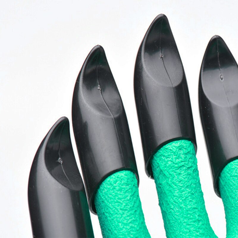 4 Hand Claw Tuin Rubberen Handschoenen Tuinieren Graven Planten Duurzaam Waterdicht Nitril Werken Handschoen Outdoor Gadgets
