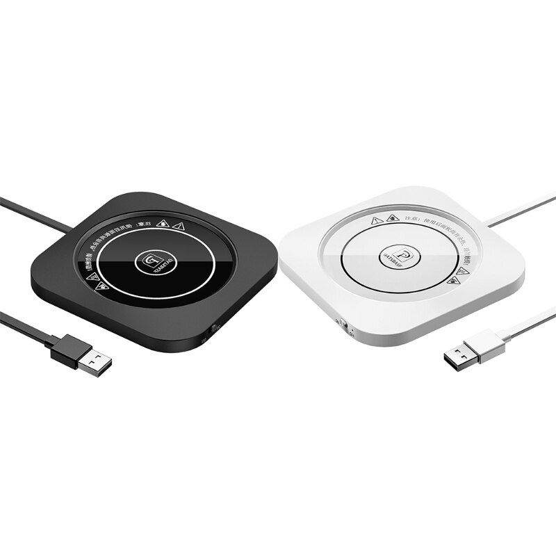 Usb Cup Vierkante Mok Warmer, Usb Cup Heater Usb Coaster Warmer Beverage Heater Voor Thuisgebruik Kantoor