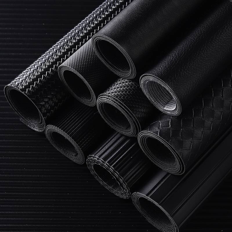 Accesorios de fotografía clásicos negros, cuero de textura para productos electrónicos, joyería, cosméticos, Fondo de sesión de fotografía impermeable