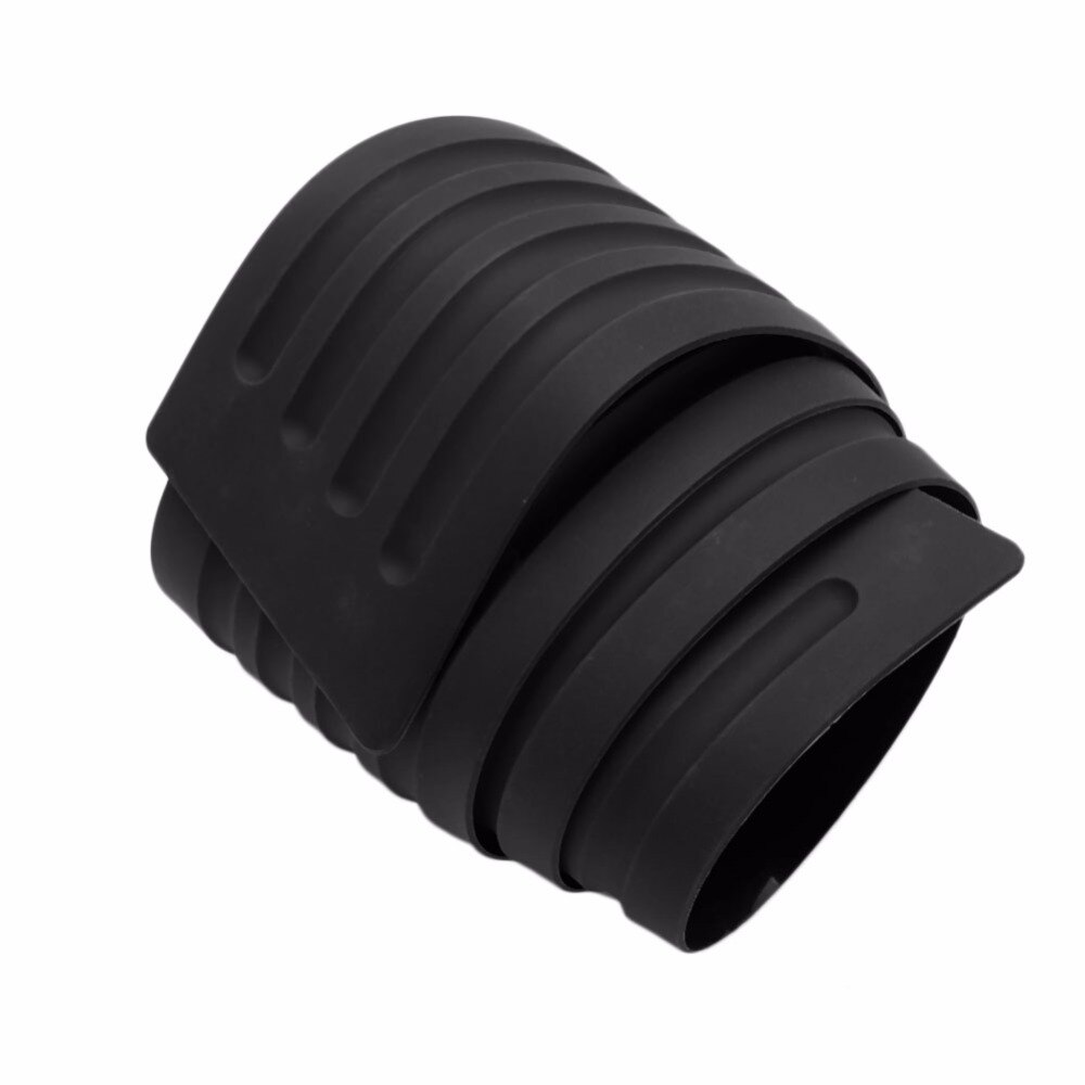 35" Car Rear Bumper Guard Protector Trim Cover Sill Plate Trunk Pad Kit