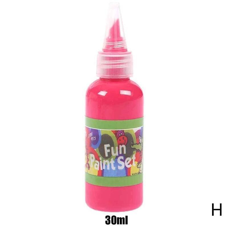 30ml Lavabile Pittura con le Dita Pigmento Liquido Disegno Giocattolo FAI DA TE Pittura con le Dita Mestiere Handmade del Pigmento Colorante Additivi Per Il FAI DA TE Slimes: H