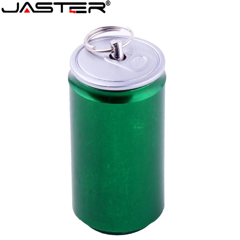 JASTER Nueva simulación Creativa 4GB pen drive 2,0 memoria flash 8GB 16GB32GB 64GB cerveza puede cola puede bebidas puede Modelo USB