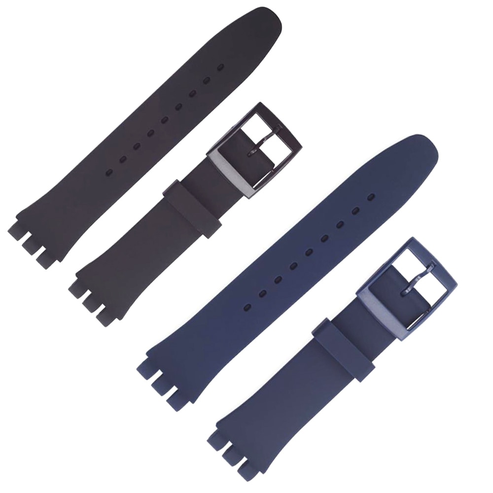 Replacement watchband watch band strap for Swatch strap 17mm and 19mm 20mm