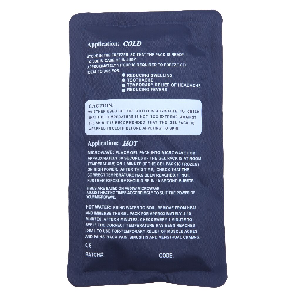 /Cold Reusable Heat Gel Ice Non Toxic Pack Sports Muscle/Back Pain Relief FMO Ju28 21