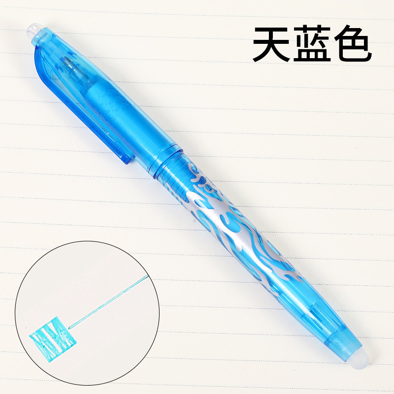 1Pcs Uitwisbare Goocheltrucs Herschrijven De Lettertype Verdwijnen Magic Pen, Verwarming Lettertypen Verdwijnen Gekleurde Kleur Speelgoed: m 1pcs