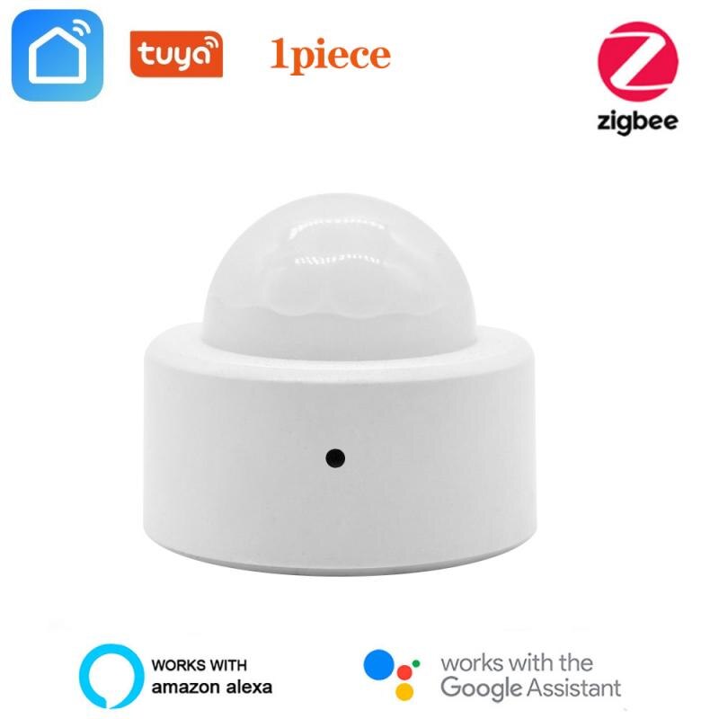 Tuya Zigbee3.0 Human Body Sensor Wireless Smart Body Movement Mini PIR Motion Sensor Home Automation Detector Alarm System: 1piece