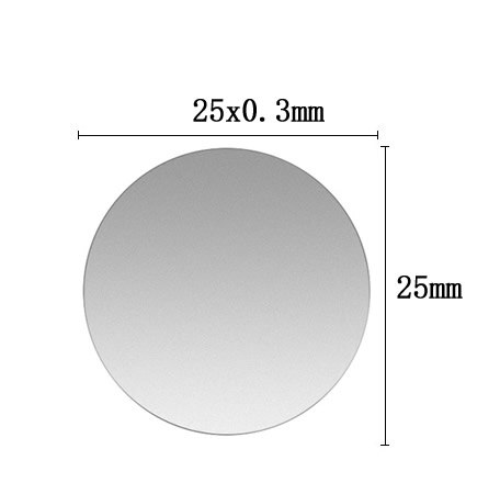 5pcs Metal Plate Disk For Round Magnet Car Phone Holder iron Sheet Sticker For Magnetic Mobile Phone Holder Car Stand Mount: 5pcs 25mm-silver