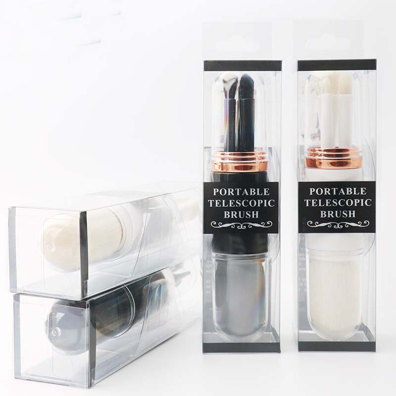 4 in 1 Travel Portable Mini Eye Makeup Brushes Set Reals Eyeshadow Eyeliner Eyebrow Brush Lip Make Up Brushes kit