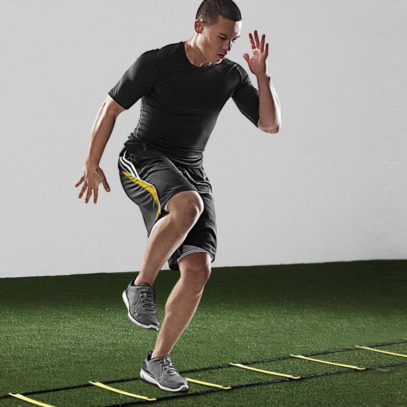 Correas de nailon de 9 estilos, escalera de agilidad para entrenamiento de fútbol, escaleras de velocidad, entrenamiento de velocidad para fútbol americano, equipo deportivo de entrenamiento de velocidad