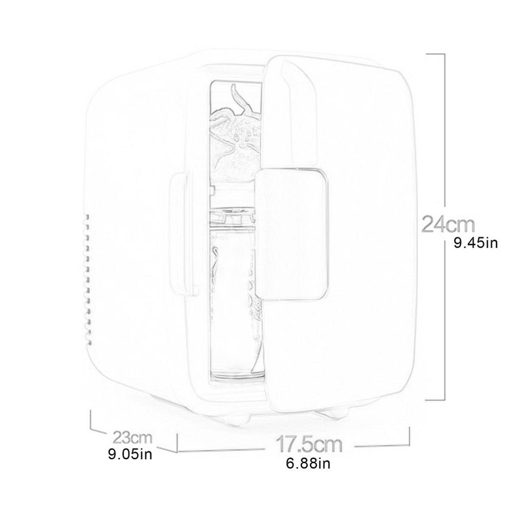 4L lodówka samochodowa automat mini lodówka lodówki zamrażarka skrzynka chłodząca frigobar żywności robić przechowywania owoców lodówka sprężarka
