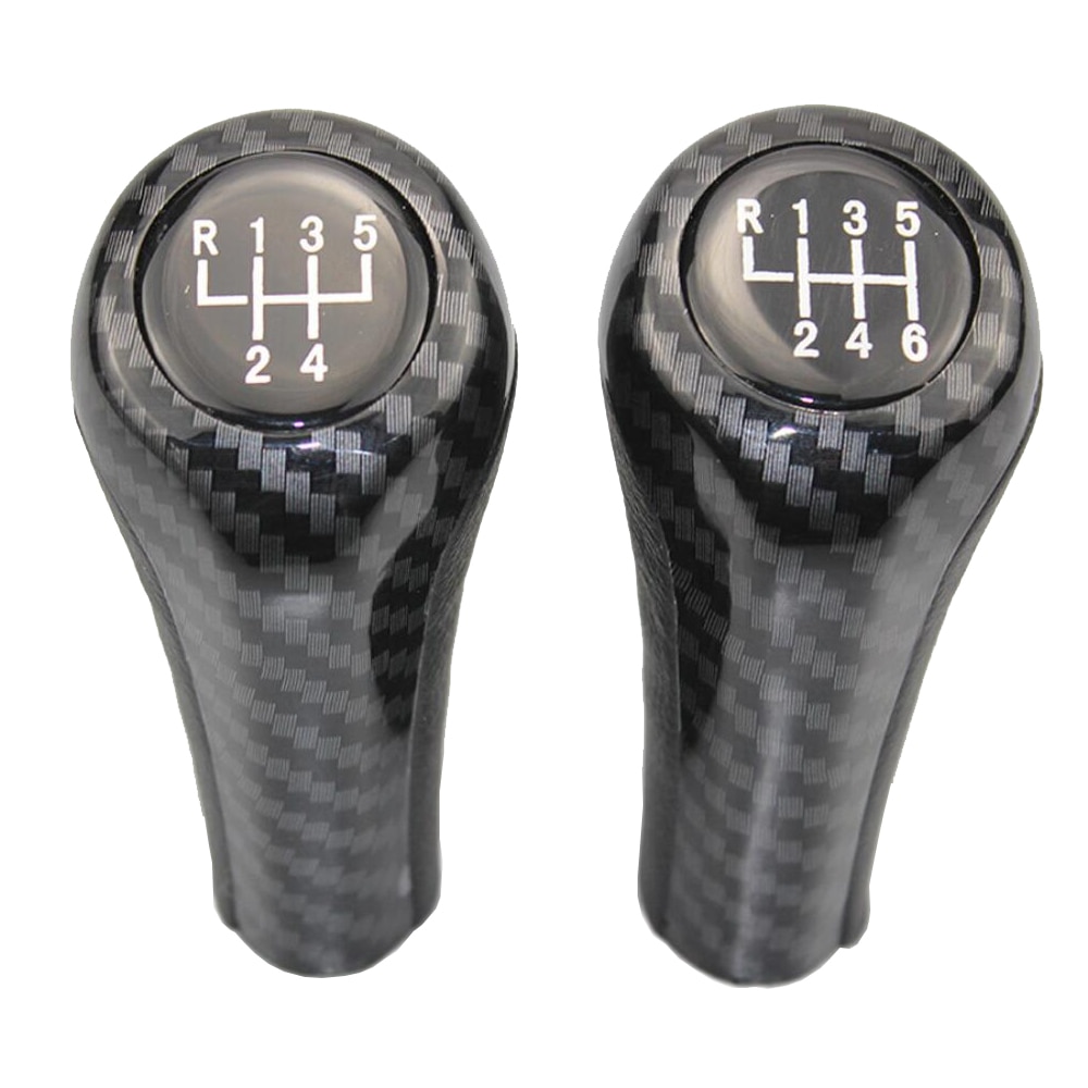 Carbon Fiber Color Gear Shift MT Shifter Knob for BMW M 1 3 5 6 E46 E53 E60 E61 E63 E65 E81 E82 E83 E87 E90 E91 E92 X1 X3 X5