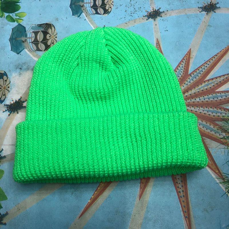 Gebreide Hoeden Voor Vrouwen Gildkruid Mannen Beanie Hat Winter Retro Brimless Baggy Meloen Cap Manchet Docker Visser Mutsen Hoeden Voor mannen: Donkergrijs