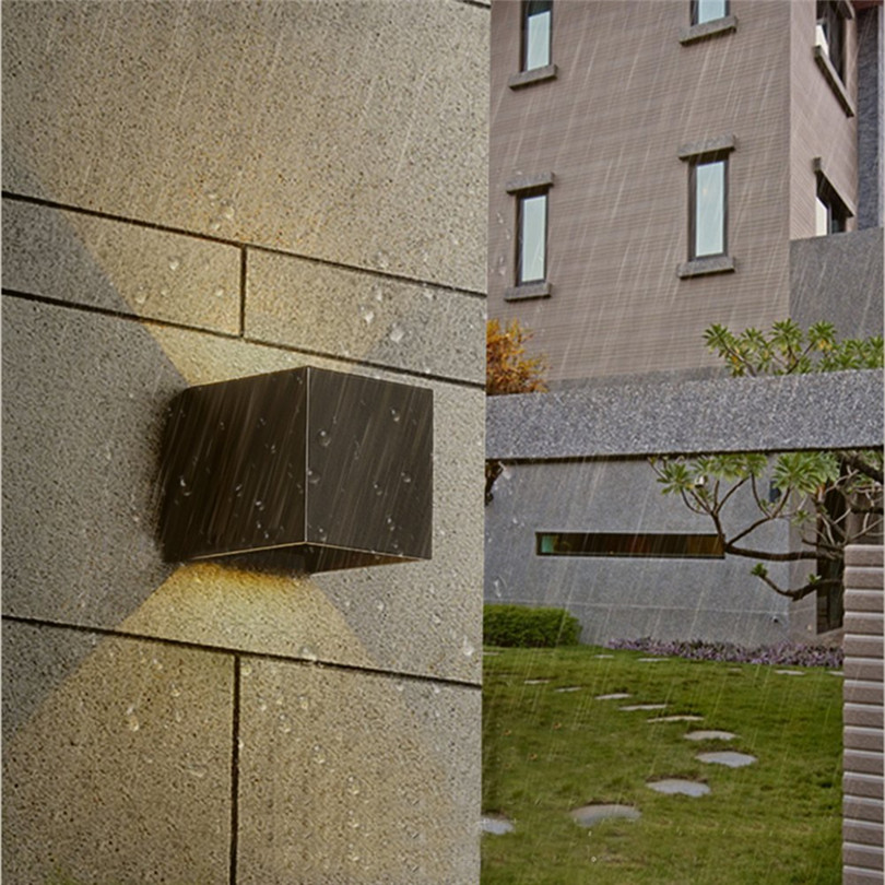 Feimefeiyou 12W luminaria lampada led IP67 outdoor Led Wall Lamp Aluminum Adjustable Surface Mounted Cube Led Garden Porch Light