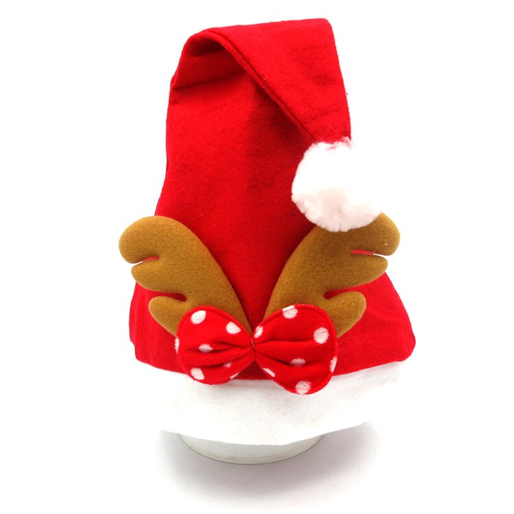 Kerst Ornamenten Volwassen Gewone Kerstmutsen Hoeden Cap Voor Christmas Party Props DS29