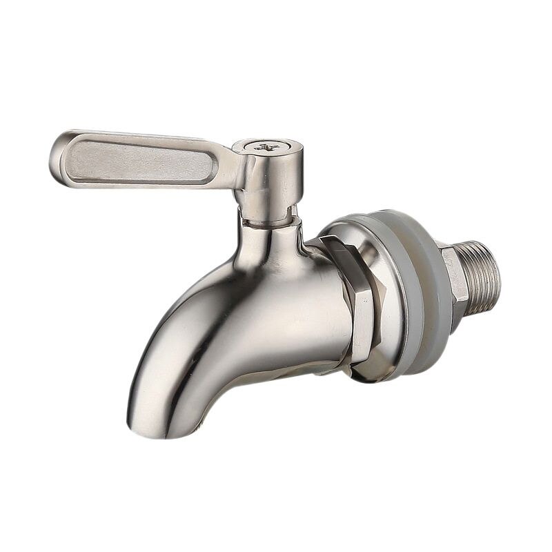 Grifo de acero inoxidable de grifo para barril de cerveza barril cerveza bebida jugo dispensador para casa: A 12mm