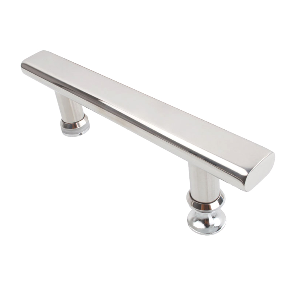 Boutons de poignée de porte de douche pour porte coulissante en verre, main courante de salle de bains, barre d'appui en acier inoxydable chromé, poignée de traction de remplacement de 225mm