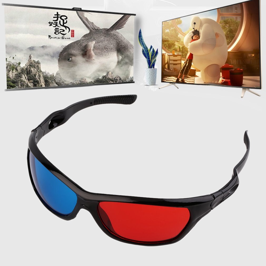 Universal 3D glasses Oculos Red Blue Cyan 3D glass Anaglyph 3D Movie Game DVD vision/cinema