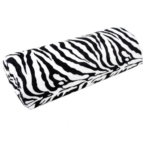 5 Colors Soft Hand Rests Washable Hand Cushion Sponge Pillow Holder Arm Rests Pillow Cushion Nail Art Small Manicure Hand Rests: Zebra