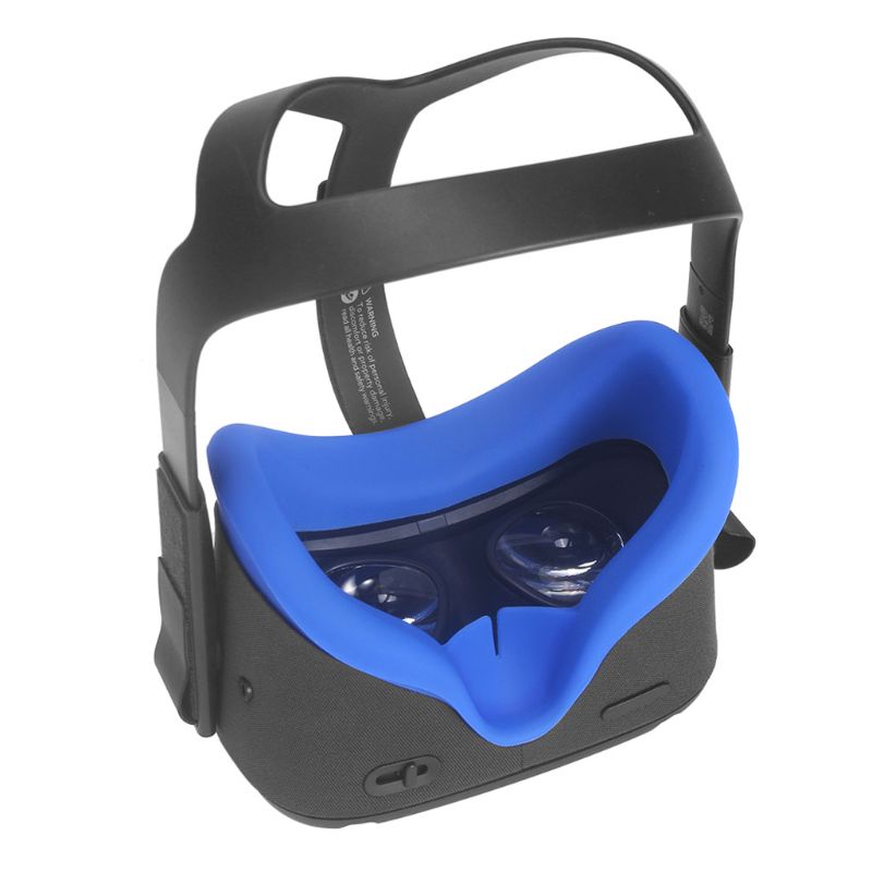 Macio anti-suor silicone máscara de olho caso capa pele para óculos oculus quest vr