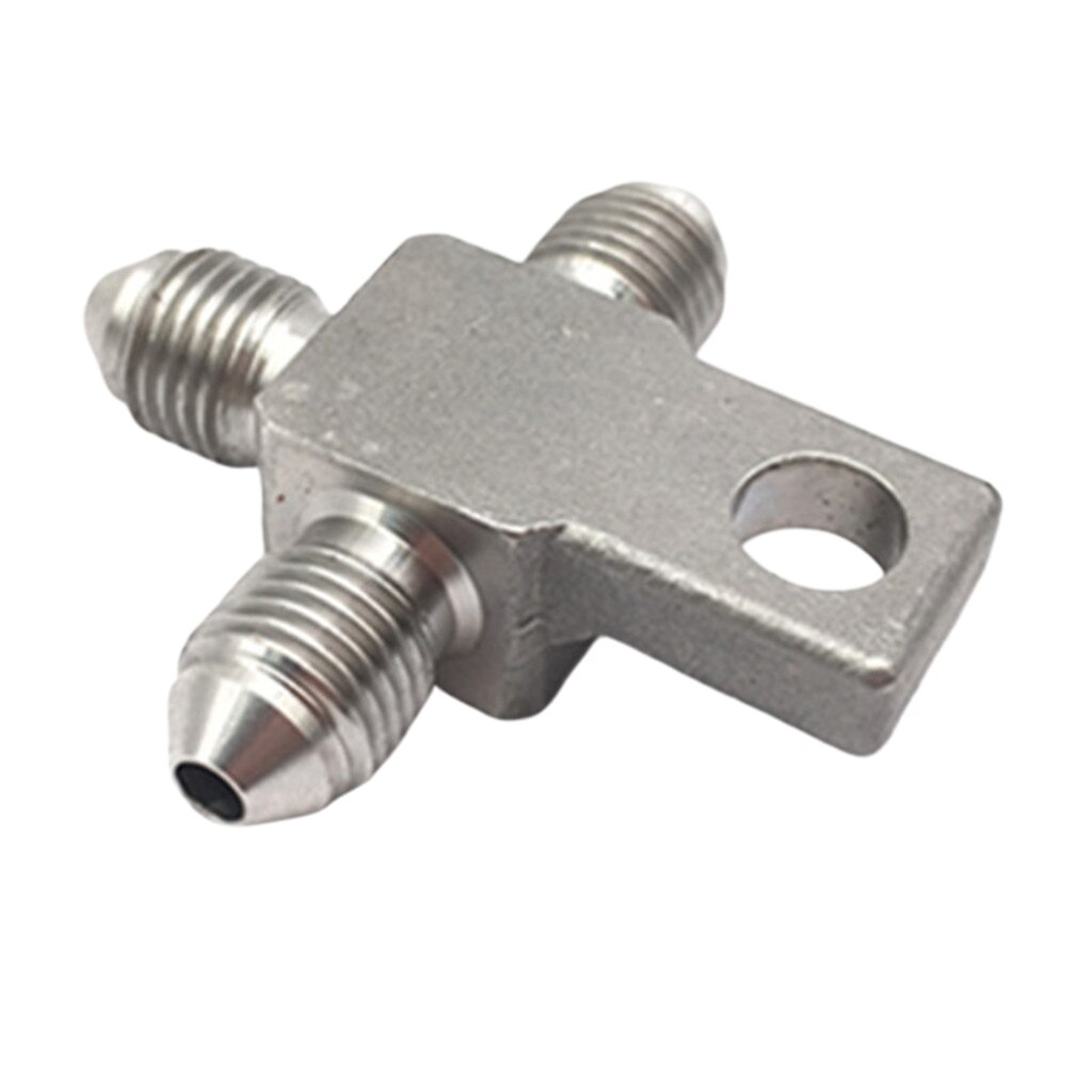 AN3 3AN Stainless Steel Male Flare Tee Fitting Adapter With Locating Lug