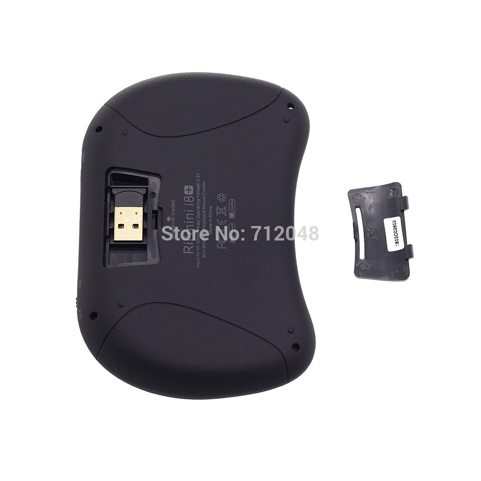 Rii i8+ Backlit Mini Wireless Bluetooth Keyboard Air Mouse with Touchpad for Android TV Box, Mini PC, Projectors, Laptops