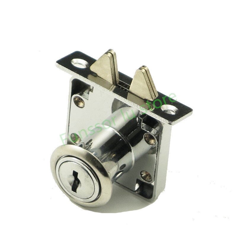 double lock, file cabinet lock, desk drawer cabinet lock, double hook furniture clamp lock, sliding door, Zinc all