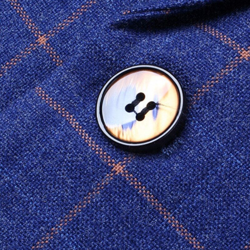 Men's Casual Suit Slim Business Jacket Men Casual Single Button Mens Suits Blazer Coat