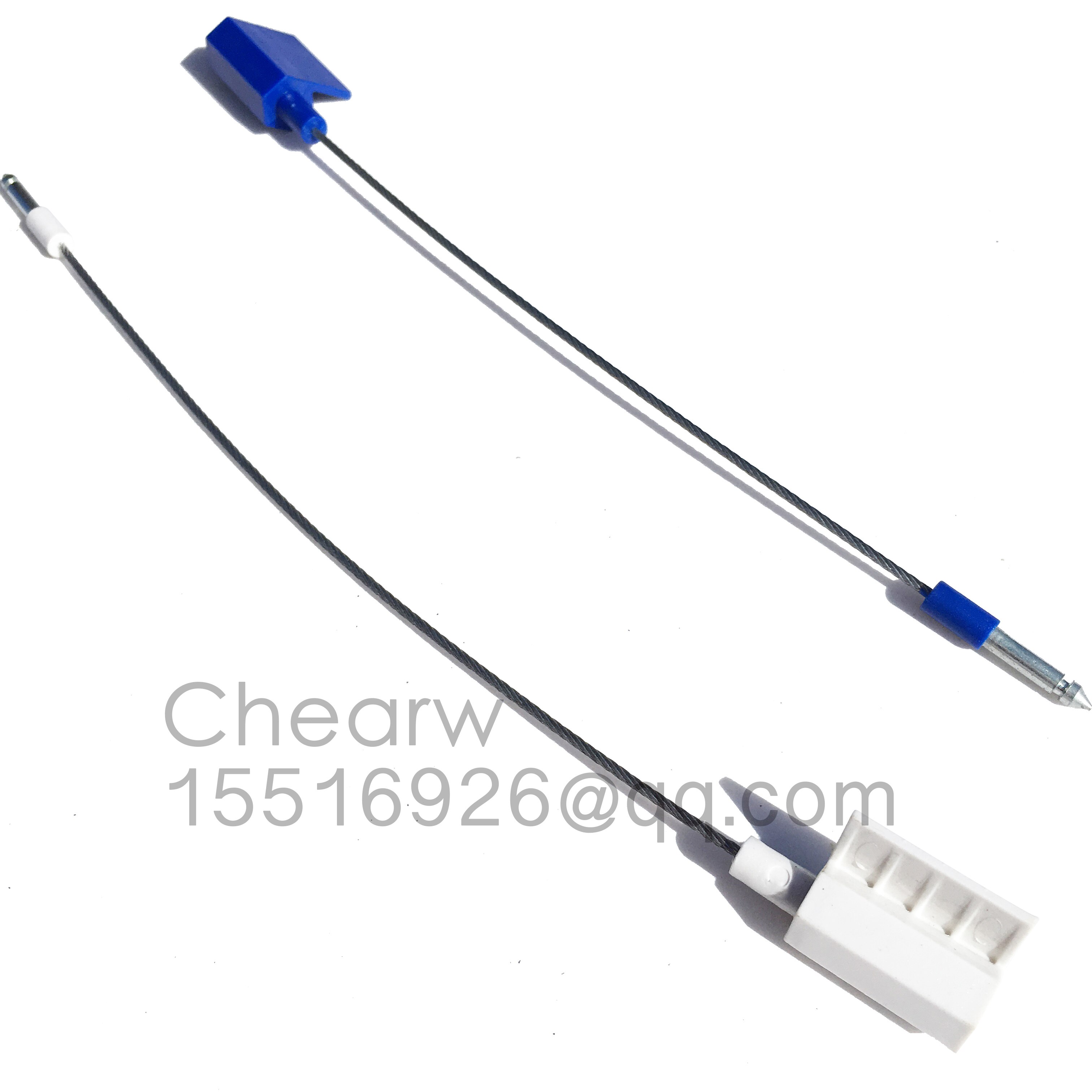 10pcs length250mm Security steel wire seal for sealing container trucks,bank box,wareh