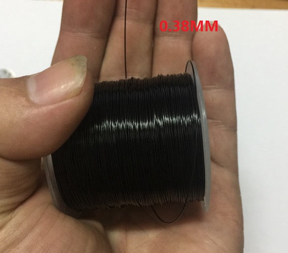 Fil de pêche en nylon noir ou pvc 0.8MM-2.5MM 20-50M, fil en acier inoxydable 304 intégré, ligne de crochet de chaîne de pêche en mer