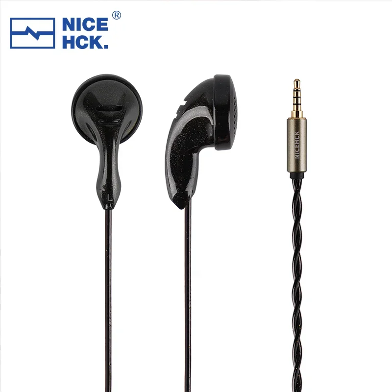 Nicehck b80 fone de ouvido hifi 14.8mm pu topologybio diafragma superfície brilhante dinâmica hd microfone música com fio fone de ouvido yd30 b70 eb2s: Vermelho