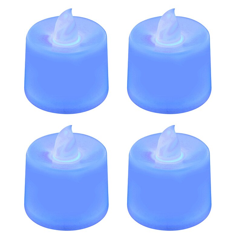 Bougie LED multicolore créative 1 pièce, Simulation de lampe couleur flamme bougie chauffe-plat maison mariage fête d&#39;anniversaire décoration de noël gargarisme