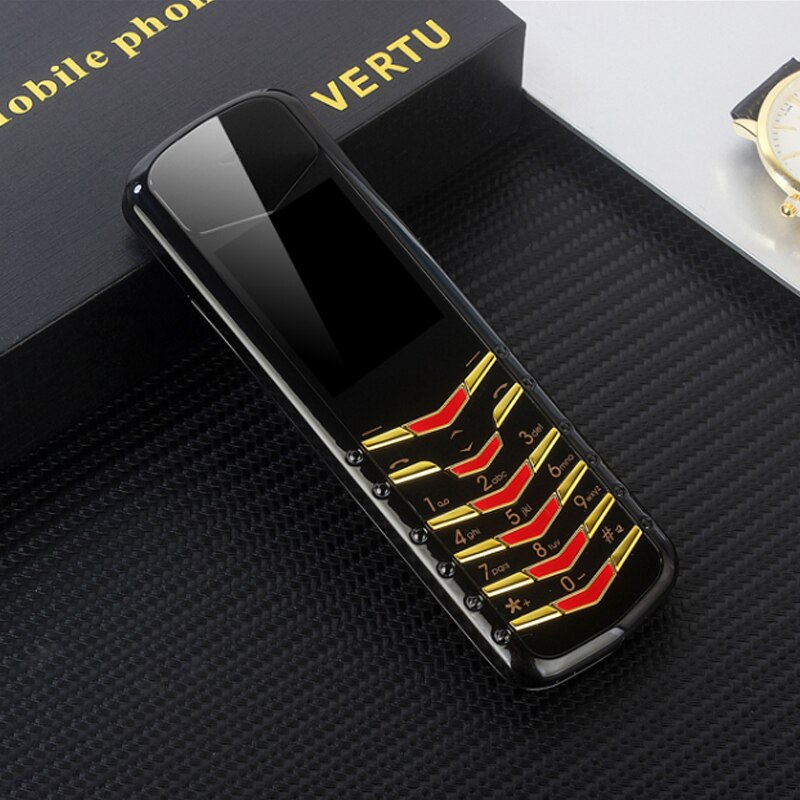 Ontgrendelingsbalk luxe seniorentelefoon met  k6 bt wijzerplaten, metalen behuizing, dual sim, klassieke russische sleutel, grieks geheugen, geen camera: Voeg 8g tf-kaarten toe / Zwart rood