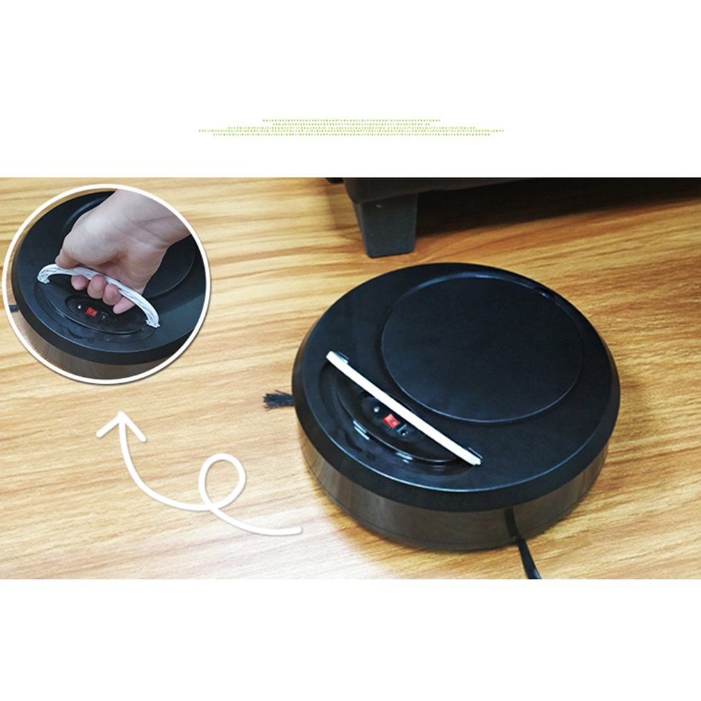 Multifunctionele Robot Stofzuiger Met Sterke Zuigkracht En Afstandsbediening Super Stil Ultra-Slim Body Touch Schakelaar