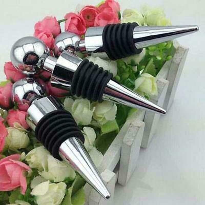 Bottle Stopper Wine Cork Vacuum Reusable Plug Stainless Steel Sealer Sealed Caps