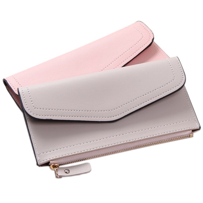 Simple Zipper Envelope Ladies Wallet Mid-length Large-capacity Women's Wallet Multi-card Card Holder