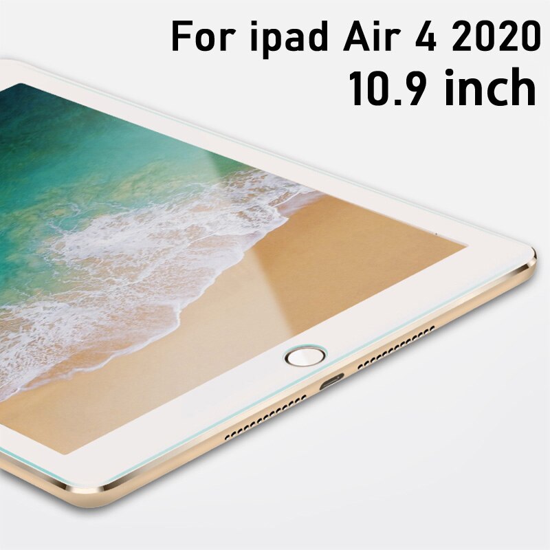 Tempered Glass For ipad 7th 8th 10.2 Air 4 3 2 1 Screen Protector For ipad mini 2 3 4 5 pro 11 10.5 Full Cover: For ipad Air 4 2020