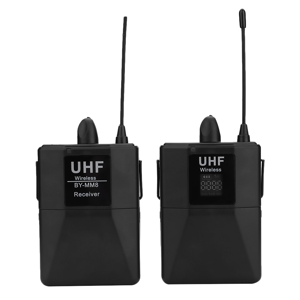 Système de Microphone de Lavalier sans fil UHF 20 canaux avec entretien de micro de revers de Style portable pour caméra de téléphone