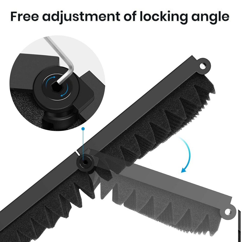 Mic Sound Absorbing Foam Microphone Isolation Shield Soundproof Cover Guard Plastic Microphone Soundproof Screen Black Five-door