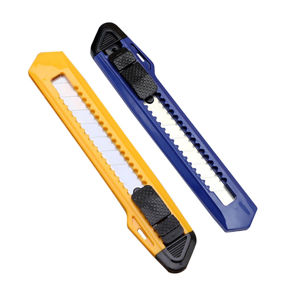 2Pcs Retractable Utility Cutters Portable Cutting Tools Cardboard Cutters Safety Box Cutters