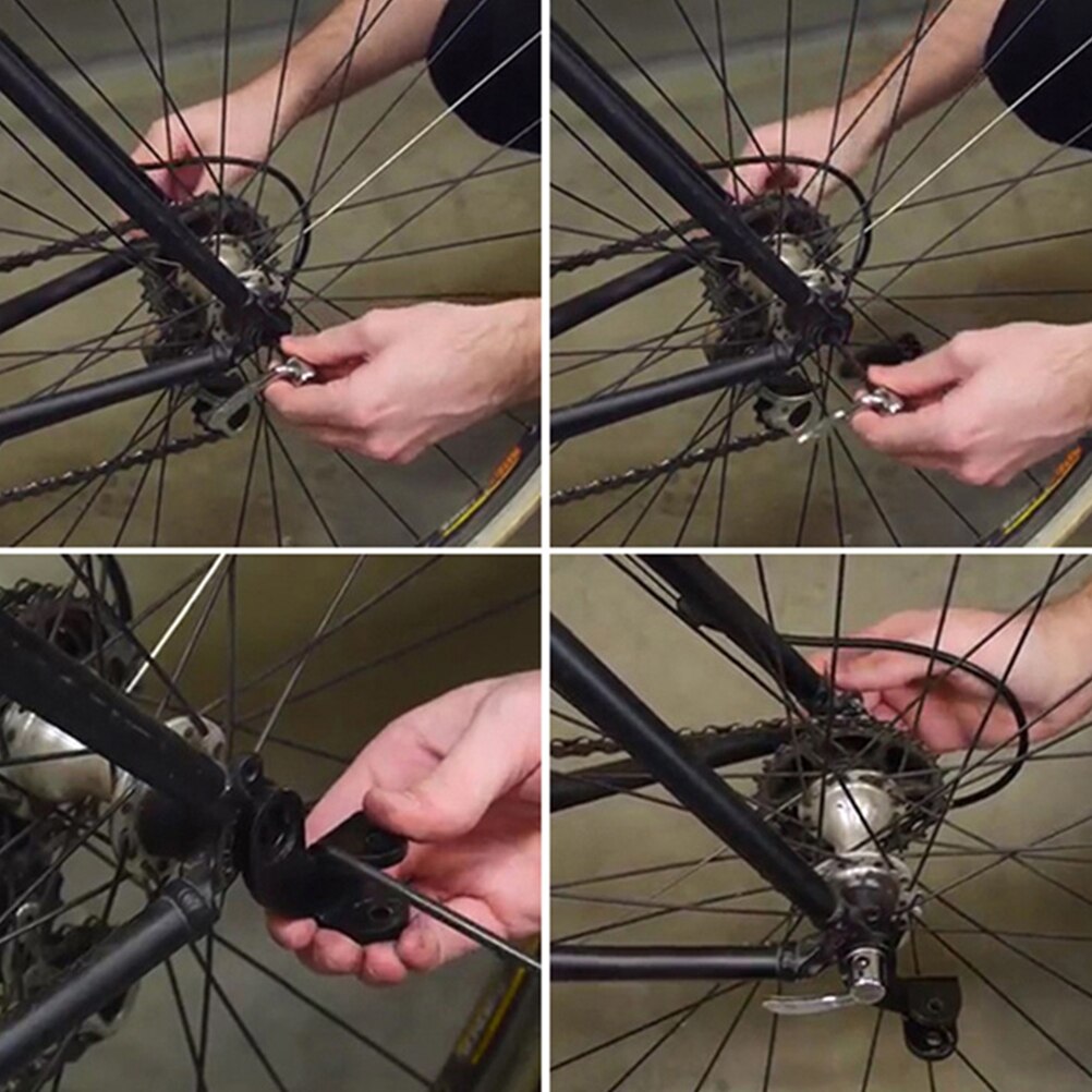 1 sæt cykeltrailertilslutning kraftig universal nyttig cykeltrailer adapter til foldbar cykel landevejscykel  a30