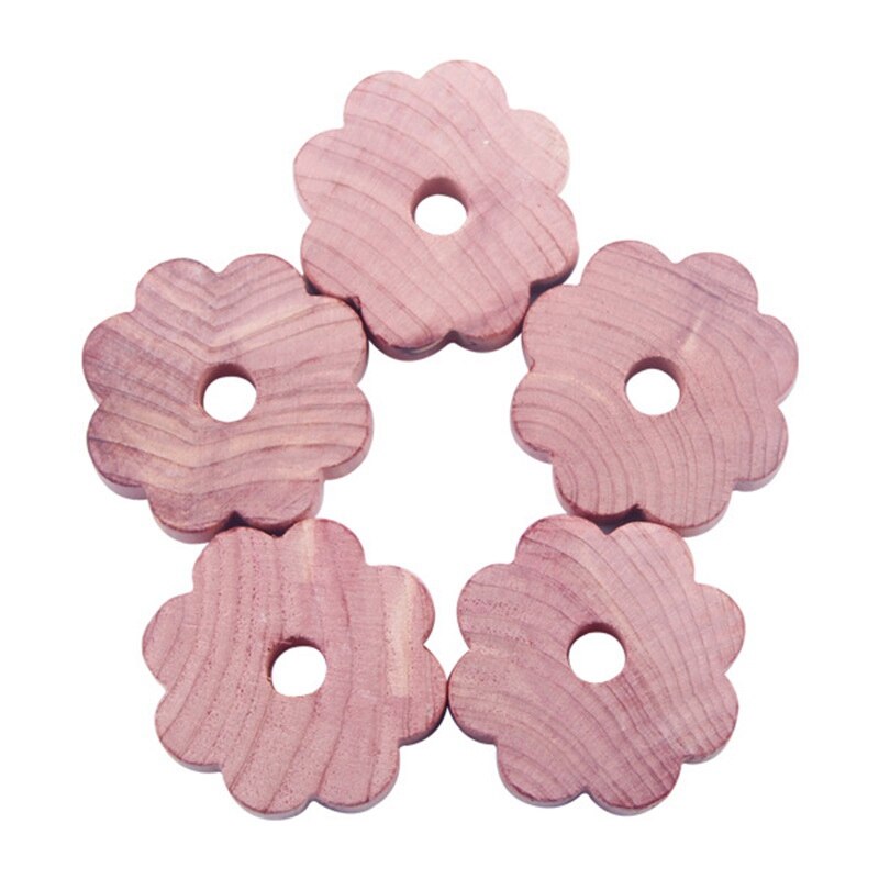 20 Pack Cedar Wood Rings, Aromatic Cedar Blocks,Natural Wood Hangers for Closets and Drawers, Clothes Storage Protector