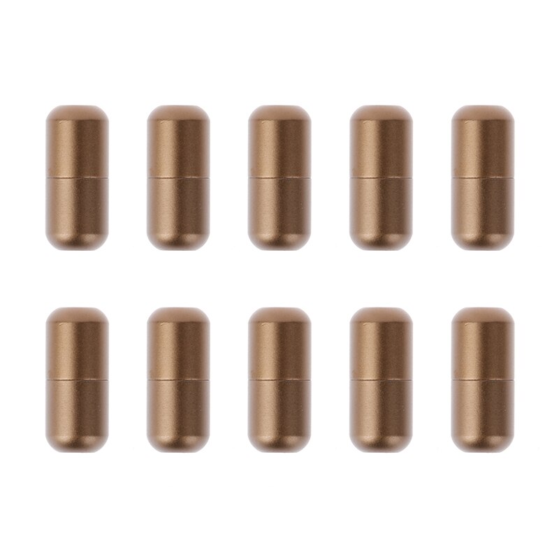 10pcs/lot Shoes Accessories Lazy Shoe Laces Buckle Shoelace Tips Replacement Head Shoestrings Round Flat Anchor Shoelaces: brown