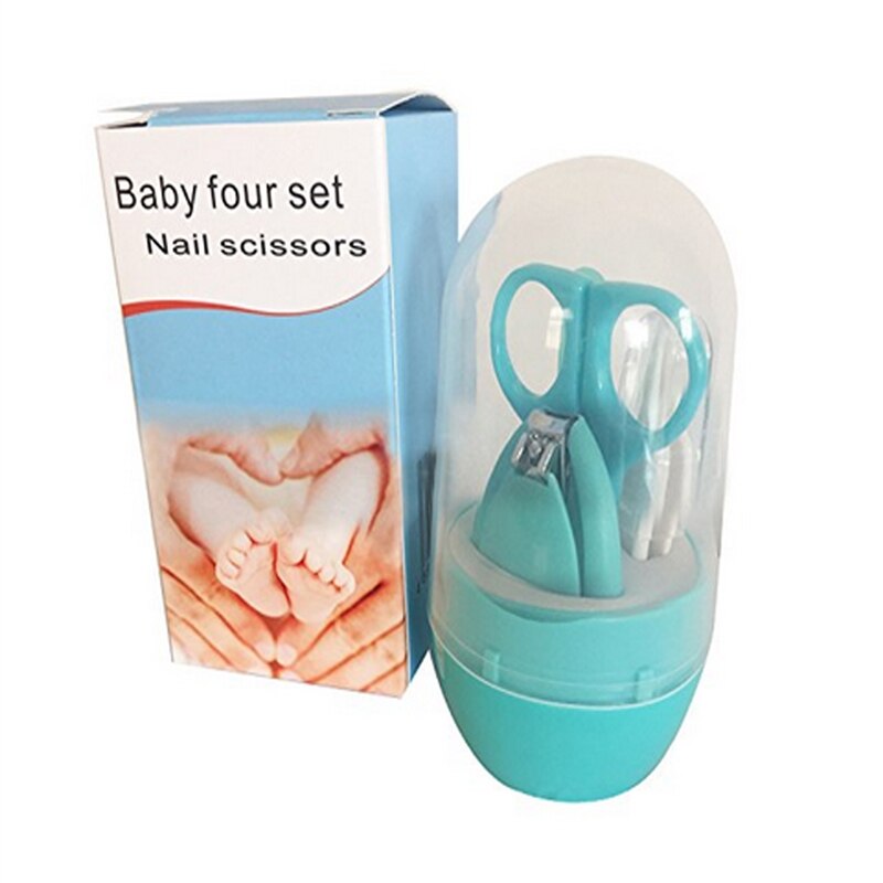 4 pièces bébé coupe-ongles Kit de soins de santé Kit de soins de santé Portable -né bébé Kit de toilettage coupe-ongles ensemble de soins de sécurité