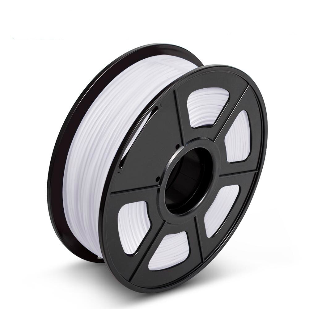 Filament d'imprimante 3D SPLA à Filament 3D SUNLU 1.75MM 1-3KG/rouleaux matériau plastique sans Pollution pour Filament pla de l'imprimante 3D.: SPLA-White