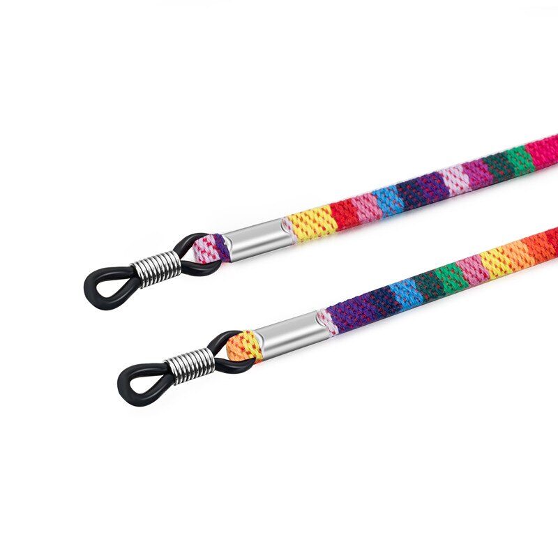 Praktische zonnebril nekkoord koord houder veelkleurige bril lanyard houder etnische touw brillenketting: 13