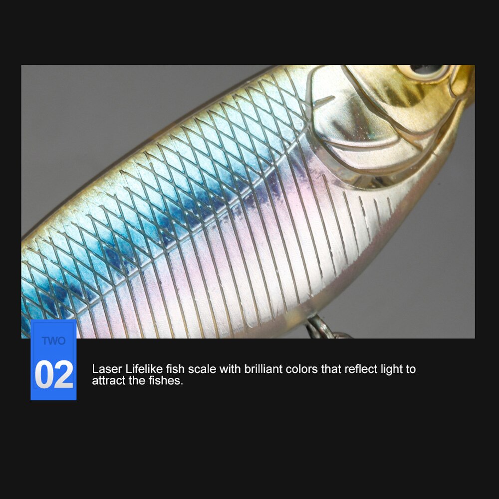 BOTE 70mm 85mm Whopper Plopper Schwimm Rotierenden Schwanz Künstliche Harten Köder Angeln Lockt 5,8g 10,5g Harte köder Bass Lockt