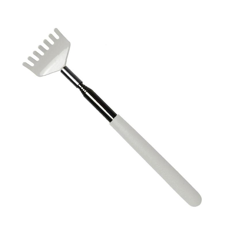 Gratte-dos télescopique, Kit de massage, gratte-dos extensible, démangeaisons télescopiques, produits de santé: White