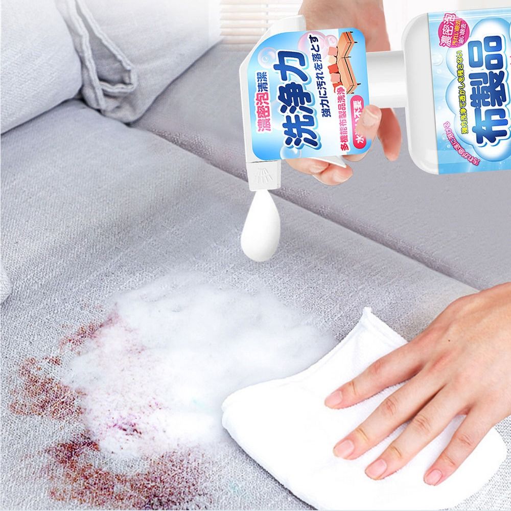 Espuma limpiadora de sofá de tela efectiva, elimina fácilmente las manchas resistentes, limpieza de la casa, detergente de alfombra de tela seca sin agua, 1 unidad
