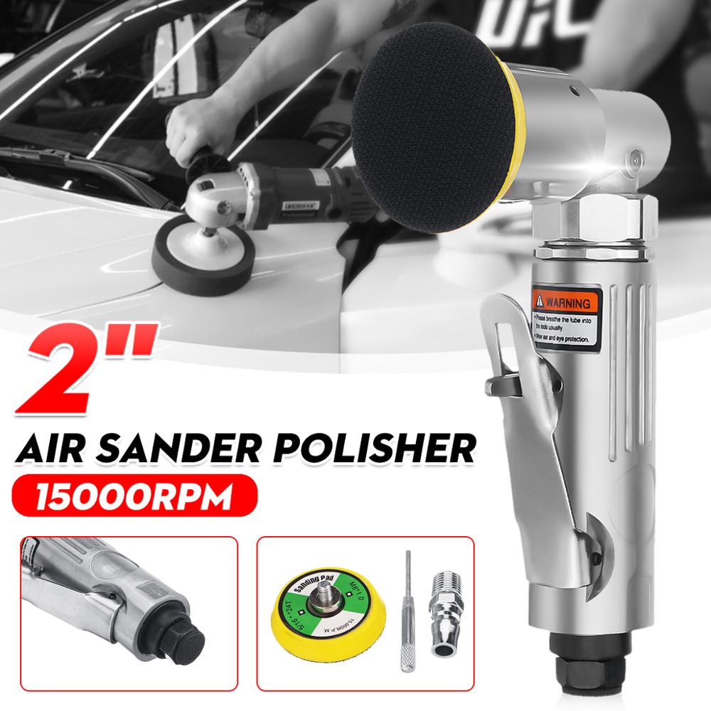 2'' 90° Angle Air Sander Dual Random Mini Air Orbital Sander Polisher Grinder